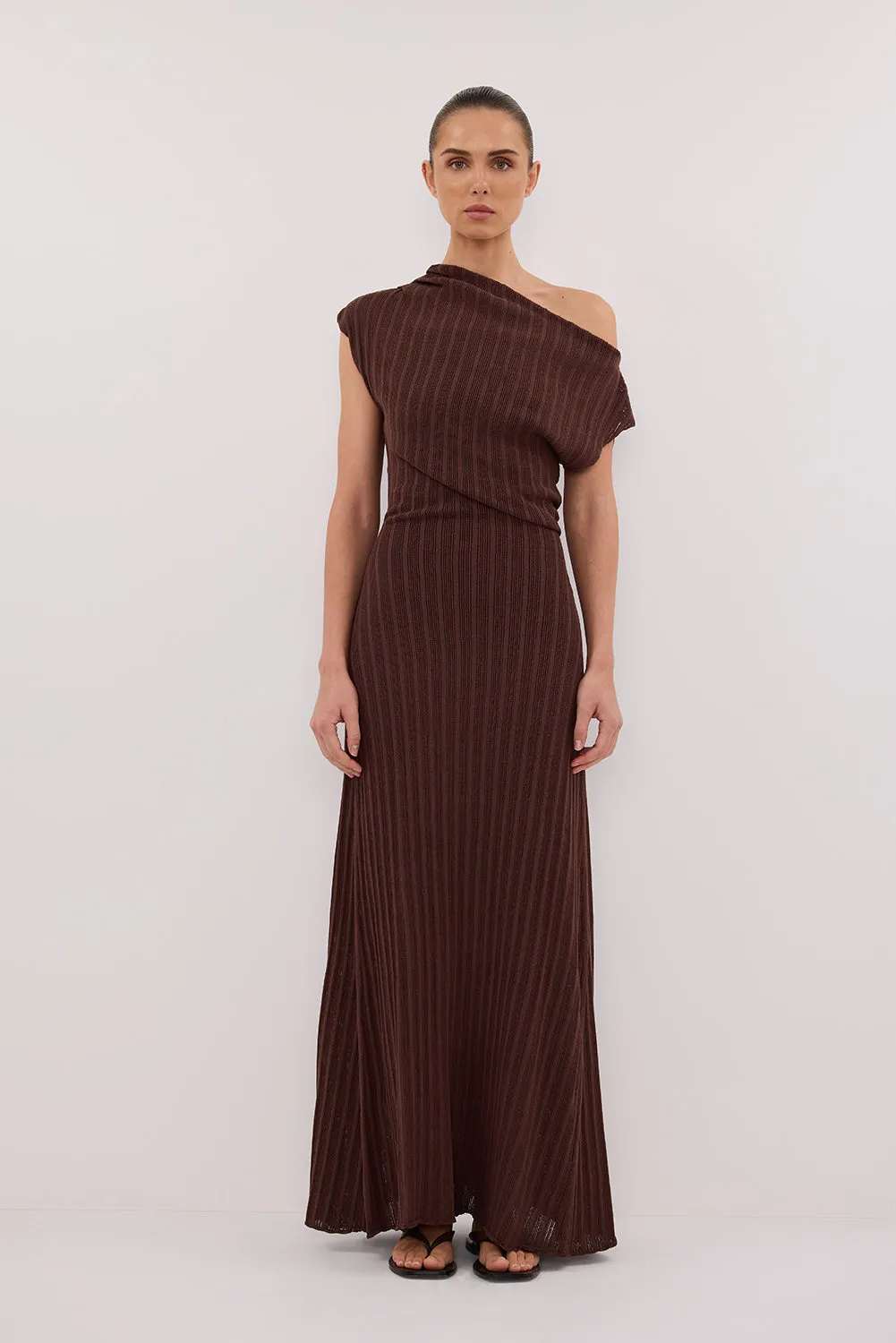 BOWIE WALNUT KNIT MAXI DRESS Everyday Layers