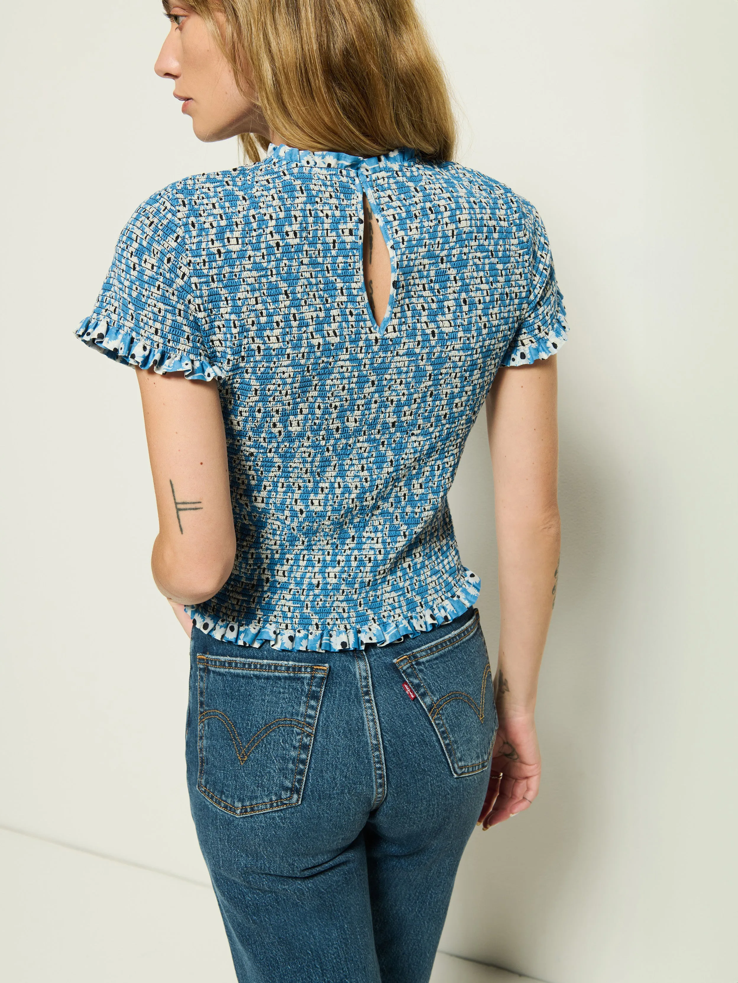 Versatile Style Evie Smocked Top