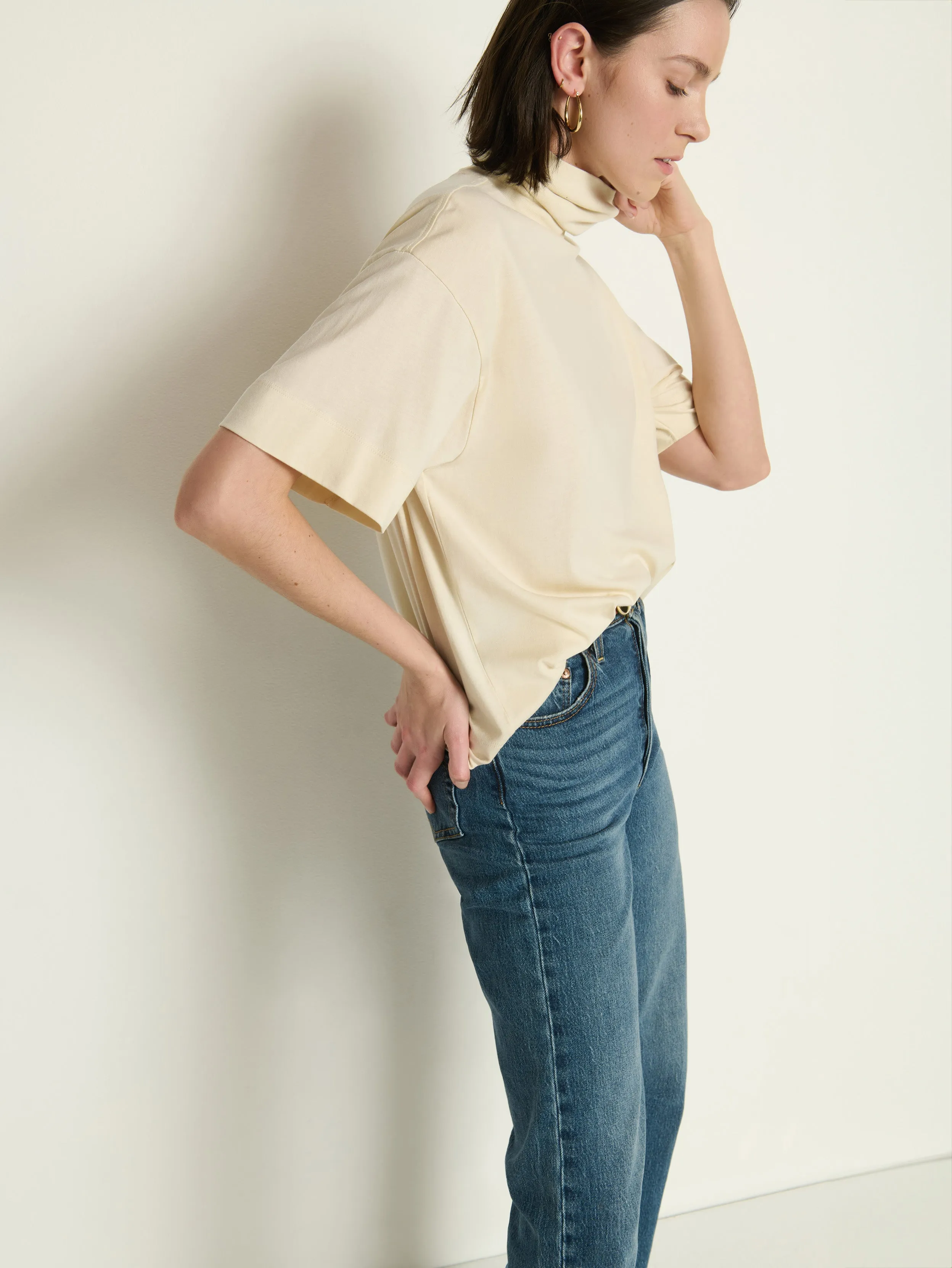 Breathable Stretch Fit Trendy Vibes Wear Fable Turtleneck