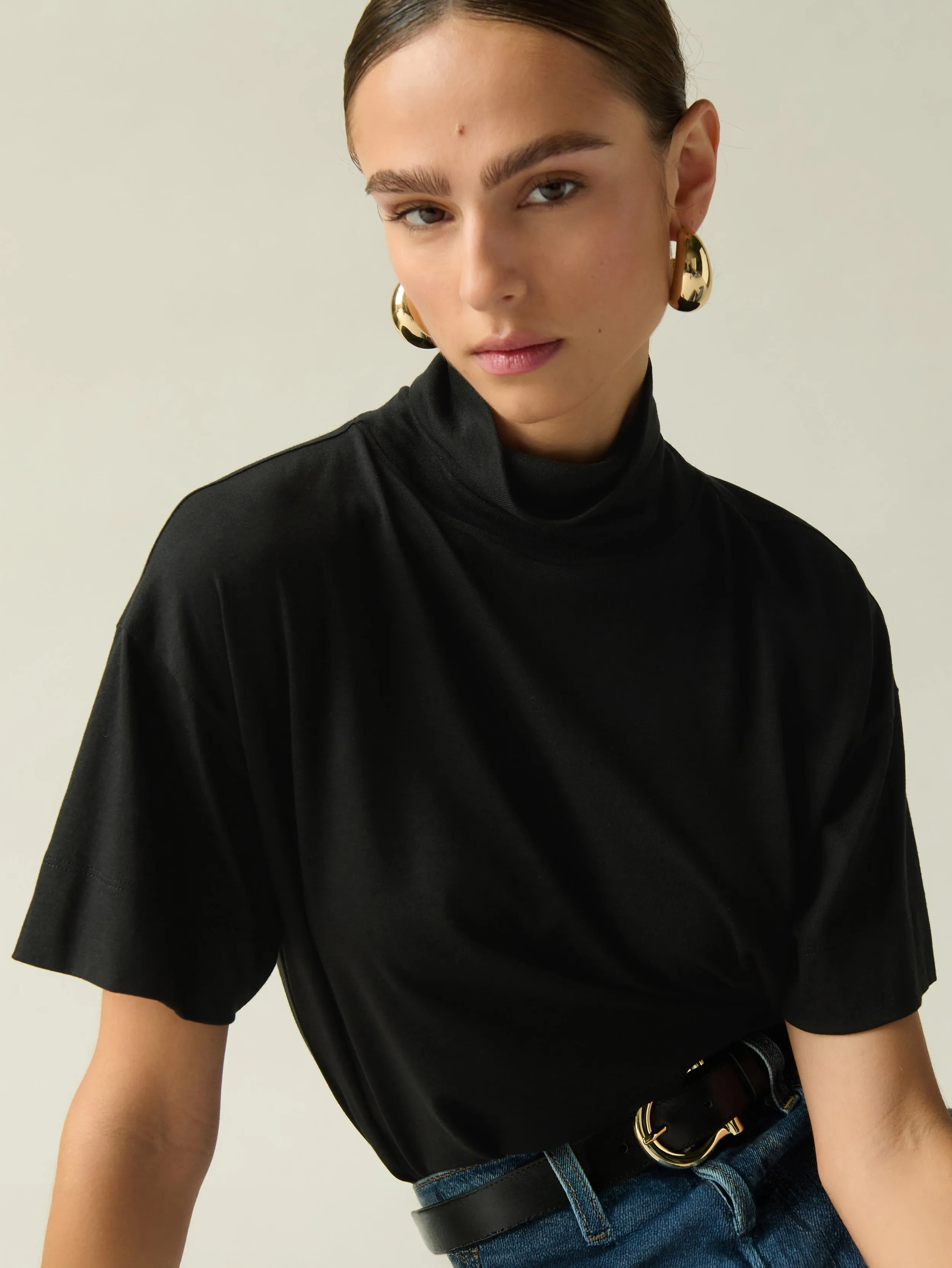 Fable Turtleneck Eco Friendly Material Casual Chic Wear