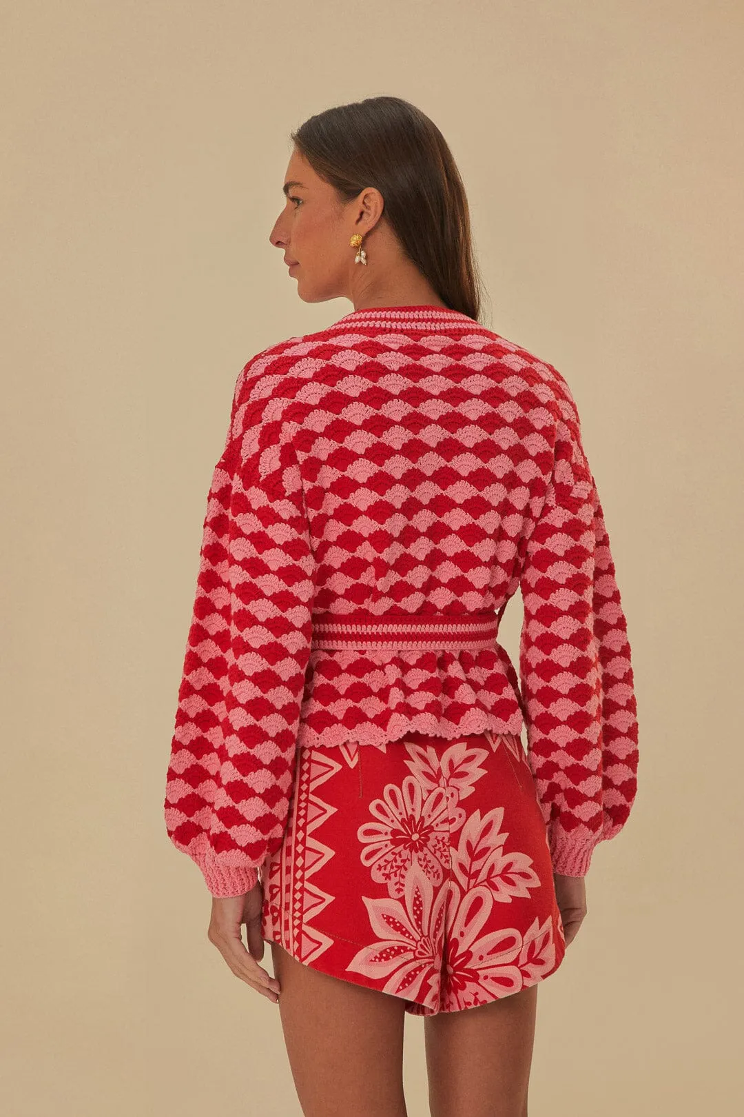 Fan Stitch Crochet Cardigan Cozy Weekend