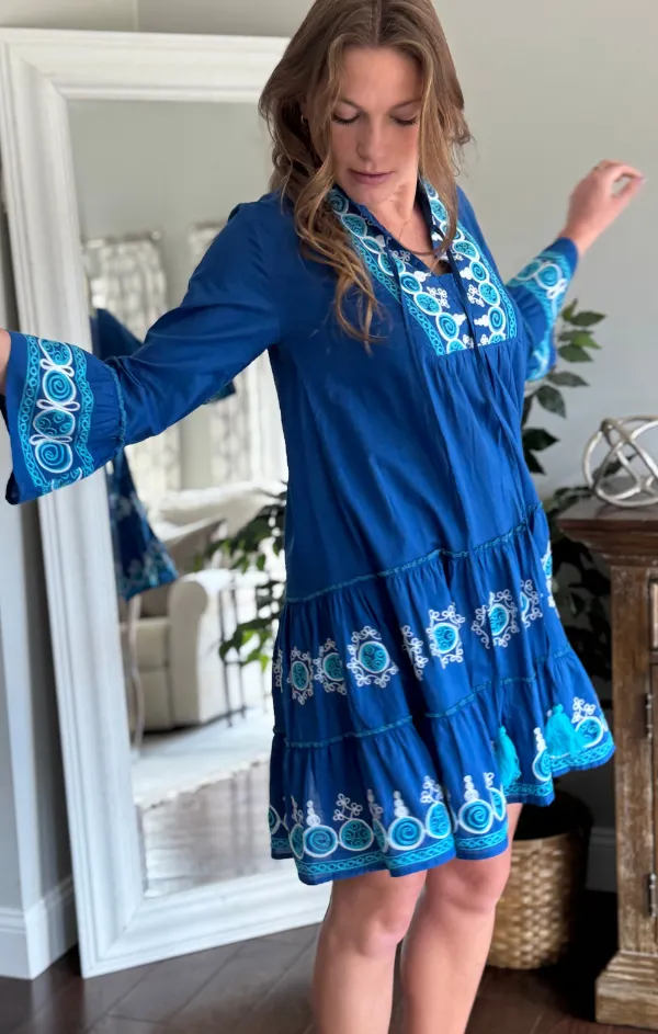 Rosemary Embroidered Dress Resort Ready Tailored Fit