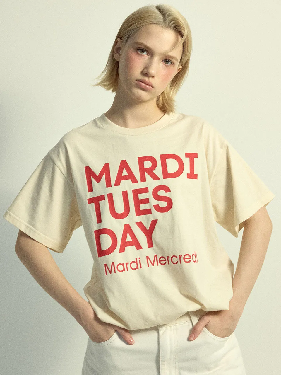 TSHIRT DU MARDI_BUTTER RED All-day Comfort QuickDryTechnology