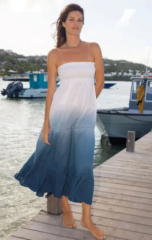 Classic Layer Comfy and Cozy Fati Strapless Maxi
