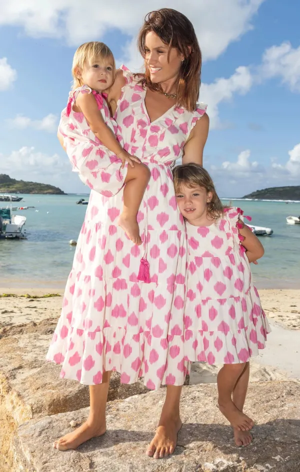 Giselle Maxi Sculpted Detail Striped-Pattern