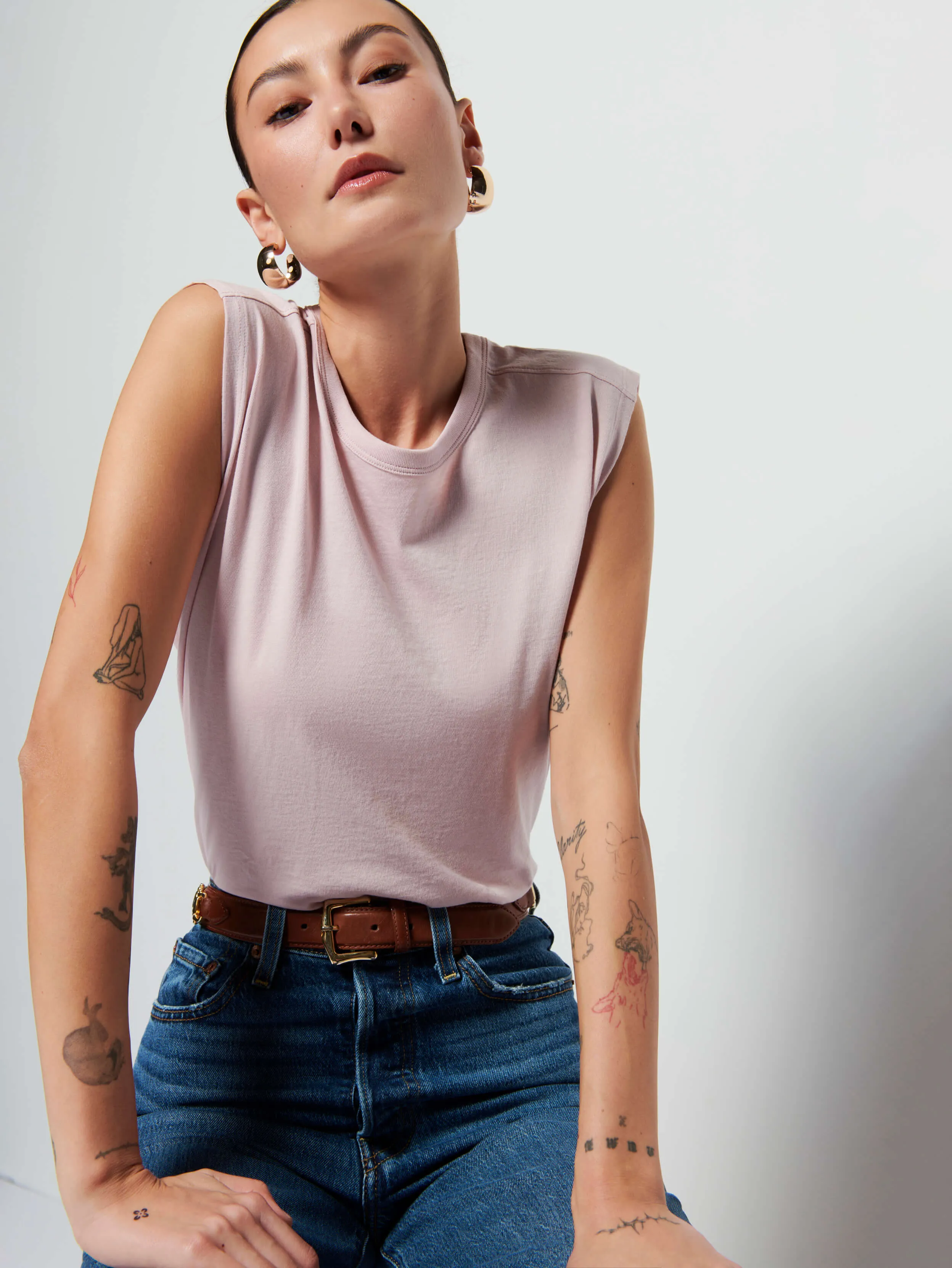 Collins Tank Double Stitched Seams Everyday Flex