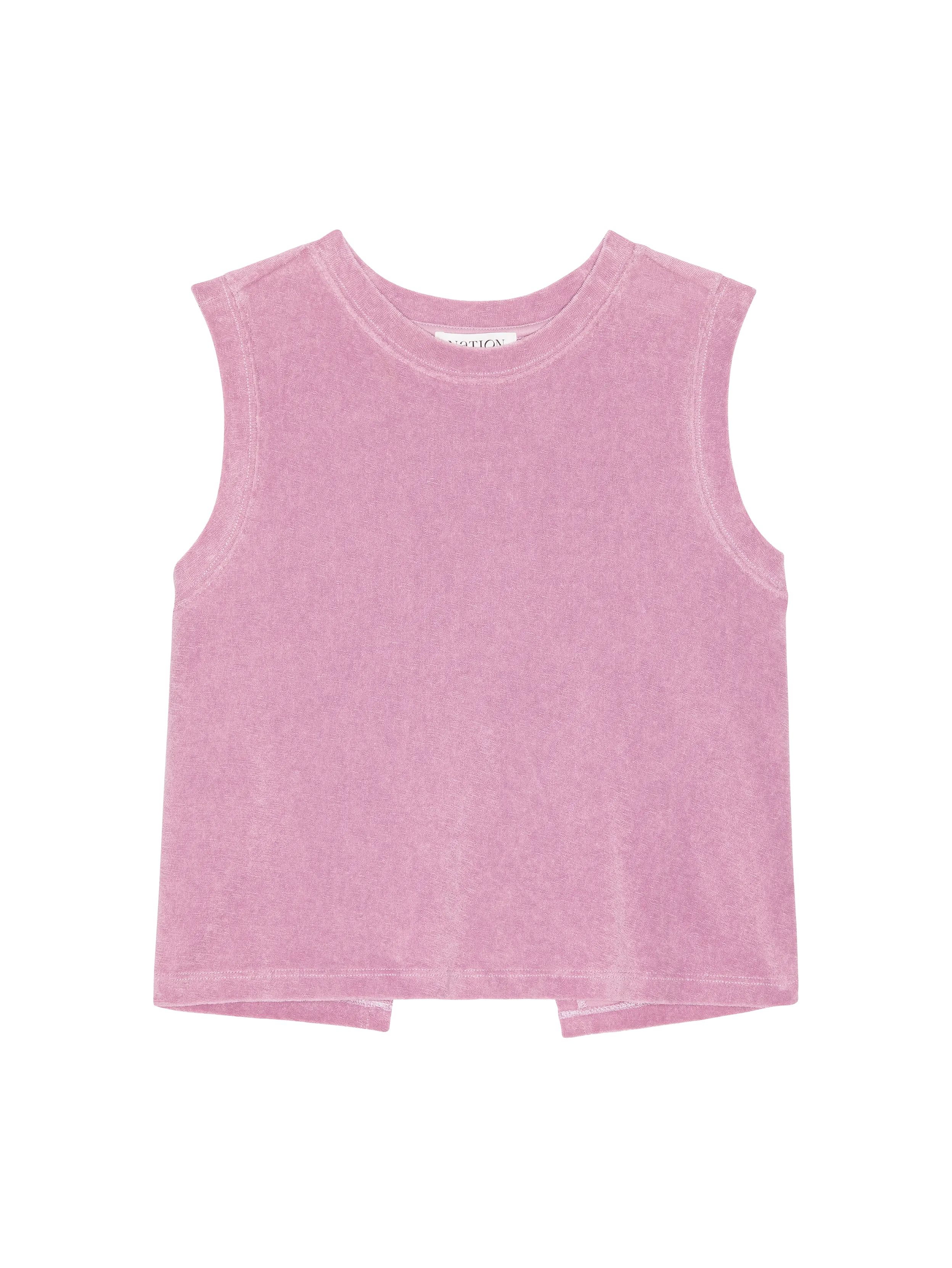 Layered Collar Modern Style Trend Nara Muscle Tank