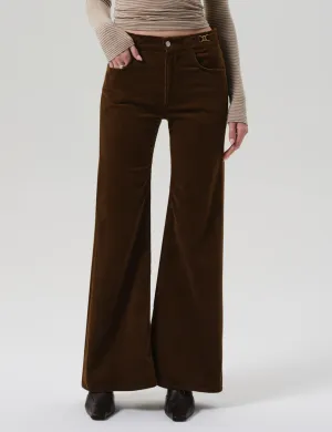 Kimberly Horsebit Flare, Manuka Corduroy DurablePolyester Body shaping