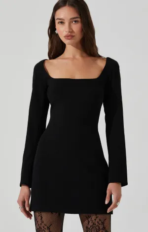 Neutral palette Silky Drape Calanthe Dress