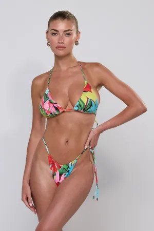 Matte-Look Summer Life Ernie Bikini bottom in Tropicana