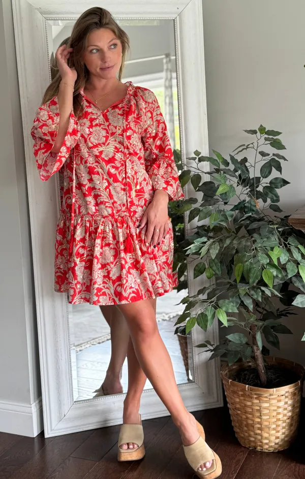 Quilted-Lining Subtle Edge Cynthia Dress