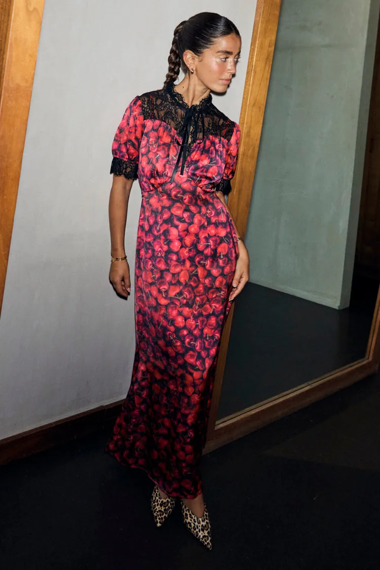 Cherry Lyla Dress Shine Moment Modern Cut