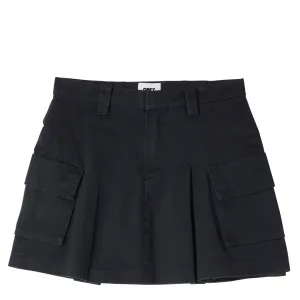 Obey Womens Andrea Cargo Mini Skirt Black Outfit Focused