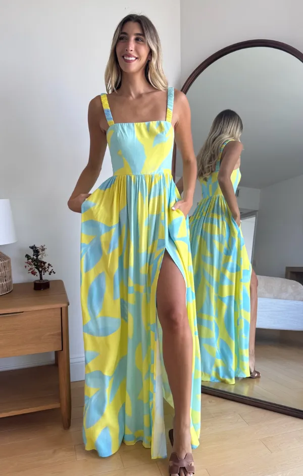 Elegant Layering Florence Maxi in Echo Print