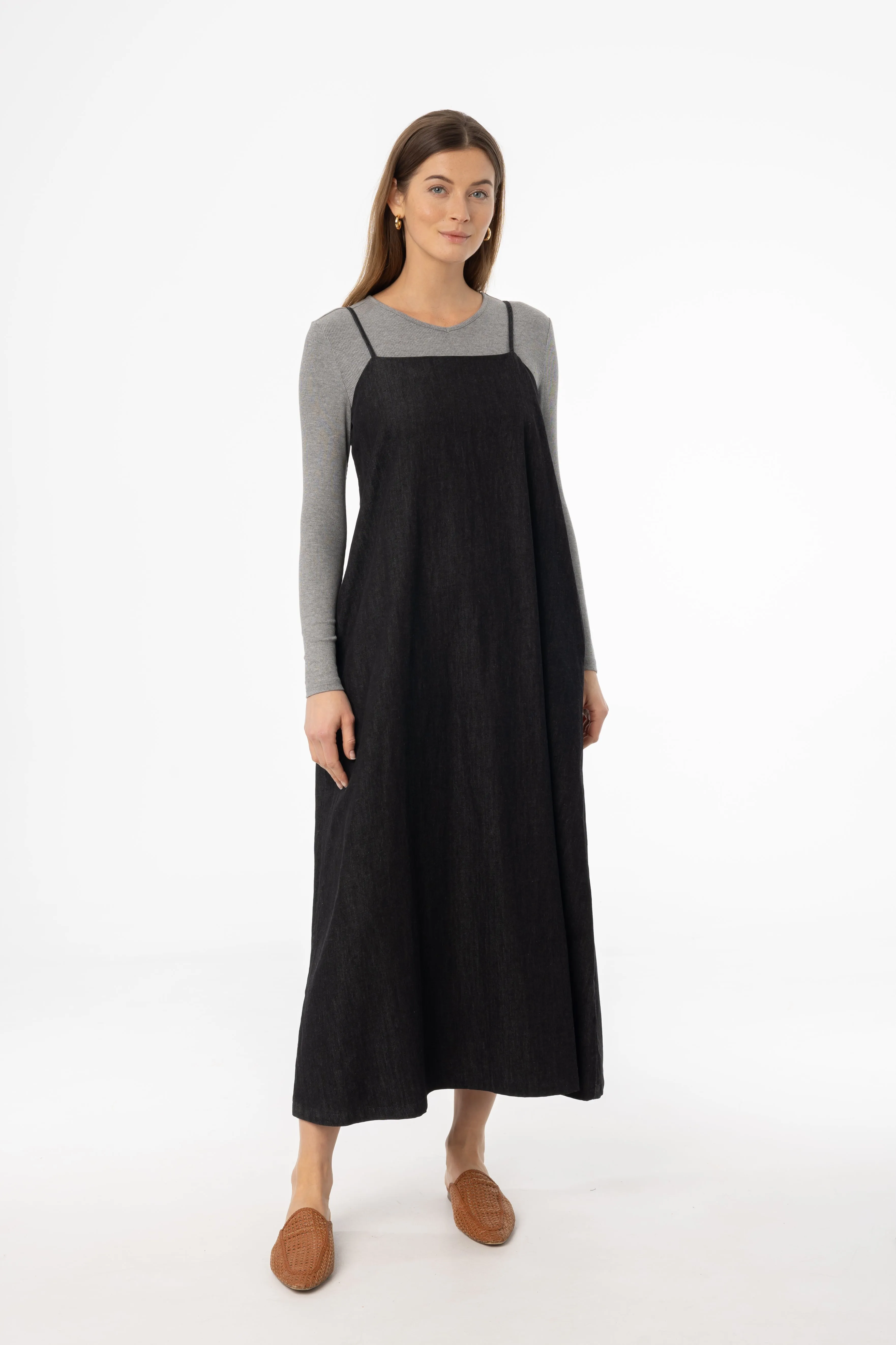 Light Soft Black Denim Jumper