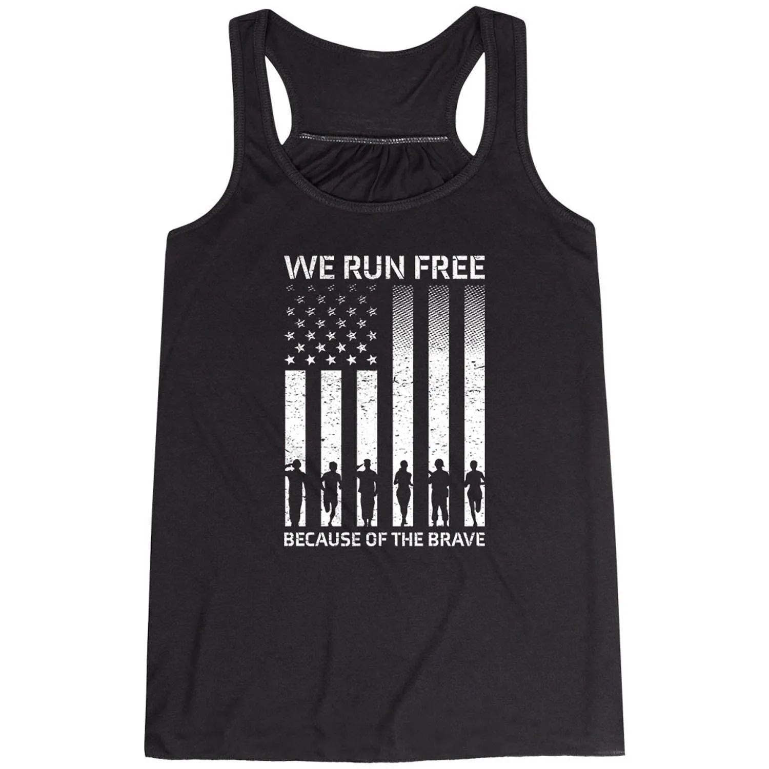Flowy Racerback Tank Top - Because of the Brave urban scene