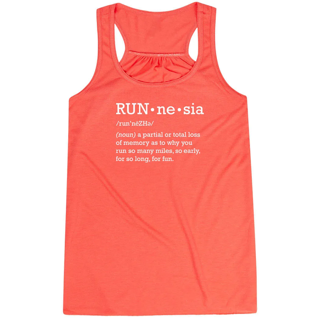 Flowy Racerback Tank Top - RUNnesia Silicone Grip Hem