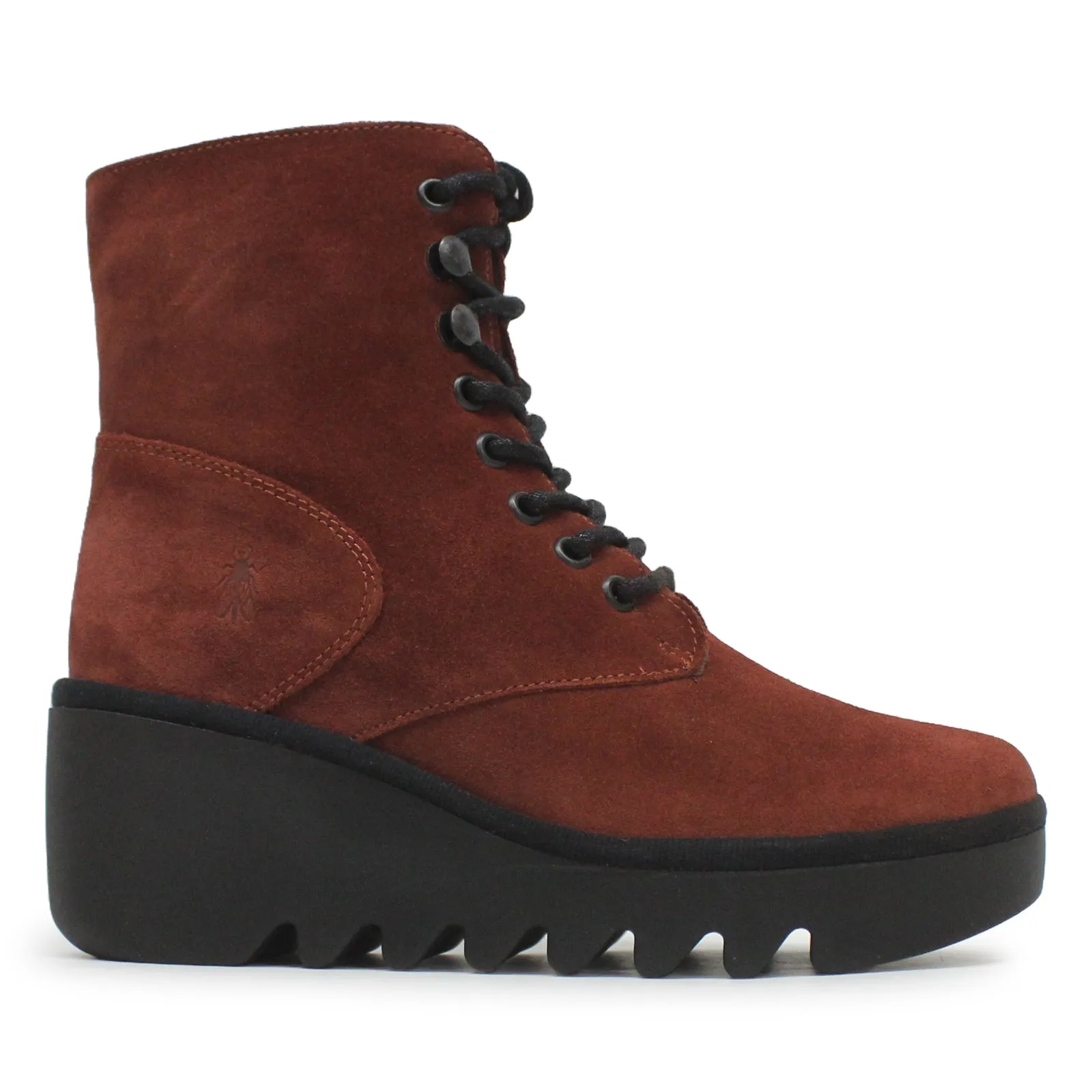 Fly London BIRR534FLY Oil Suede Women's Ankle Oxblood Boots Grippy Outsole Rural Traveler Nightclub