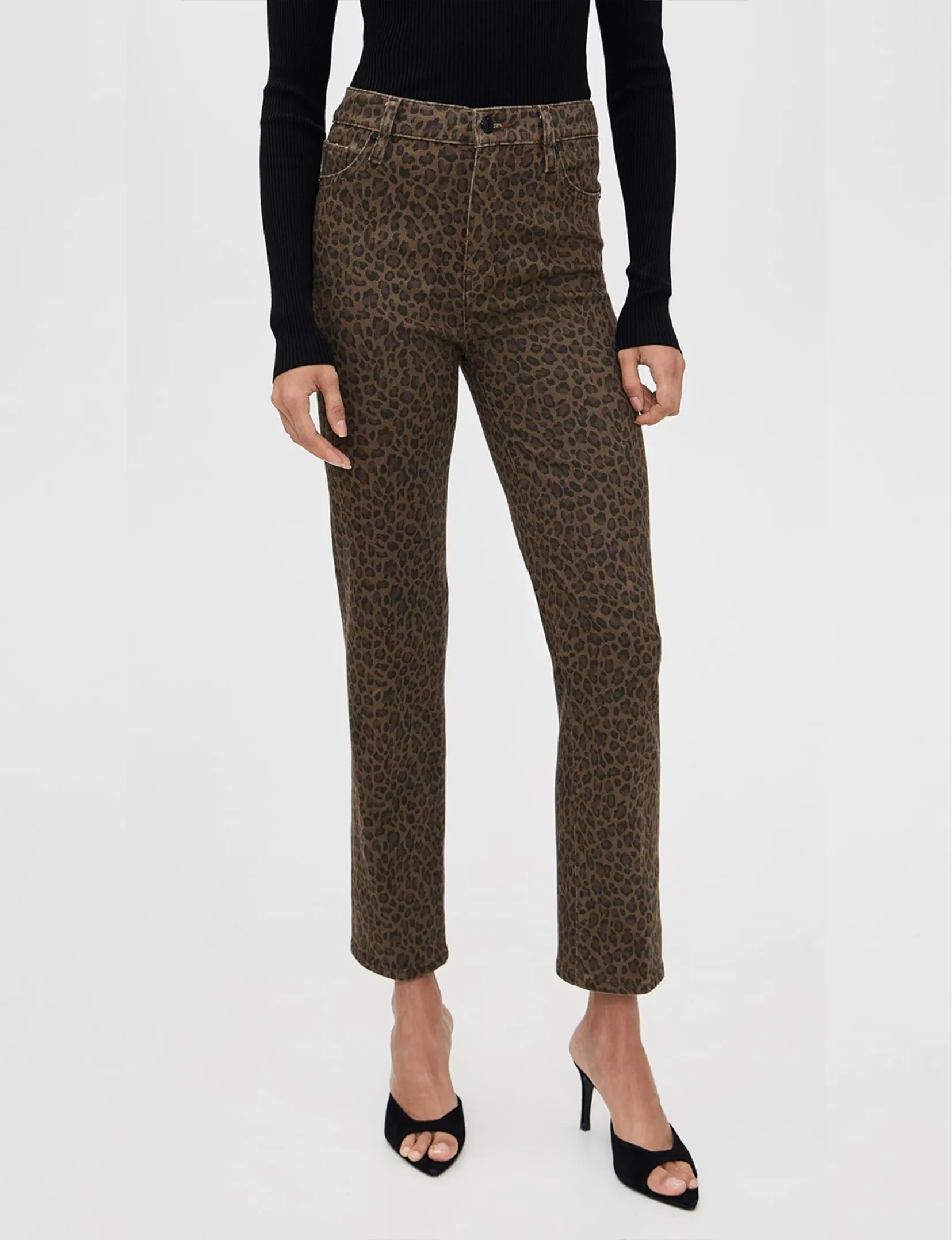 Le Sleek Straight, Leopard Functional fashion wear