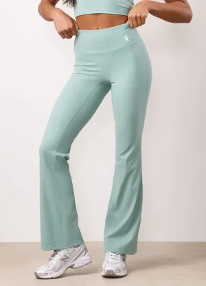 Gym King 365 Flared Yoga Legging Petite - Green Mist Camping Gear For Men Tall Fit Dance Studio