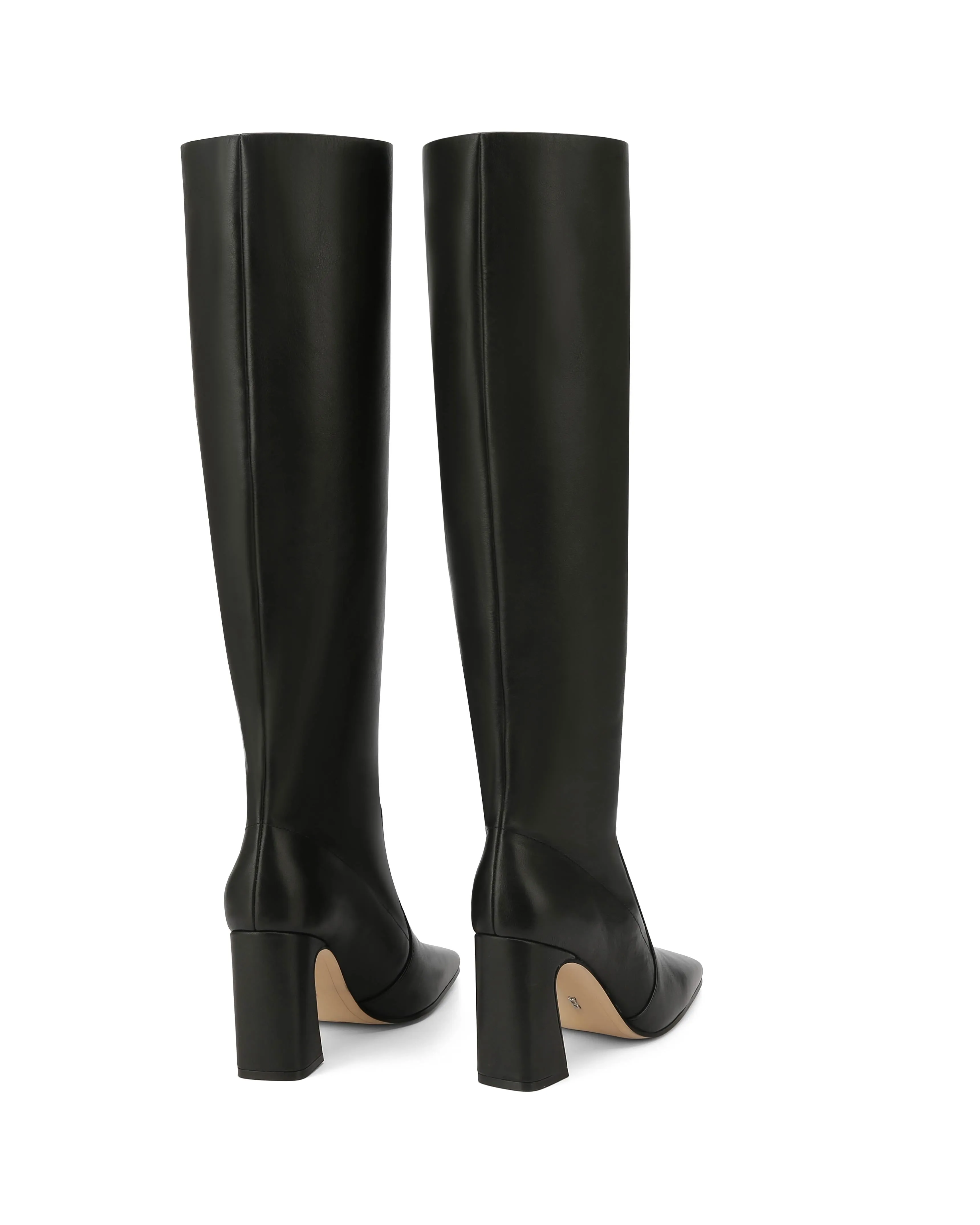 Frankie-2 Nappa Prince Leather Black Elastic Cuff