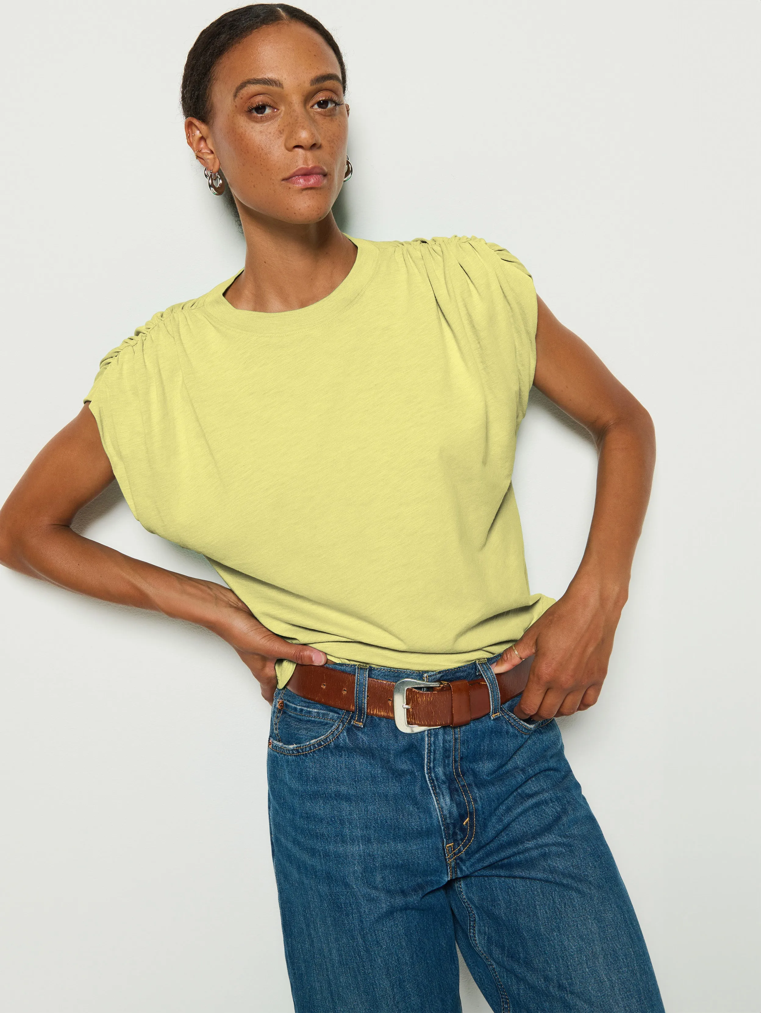 Frankie Muscle Tee Timeless Look Wear High-Quality Fabric