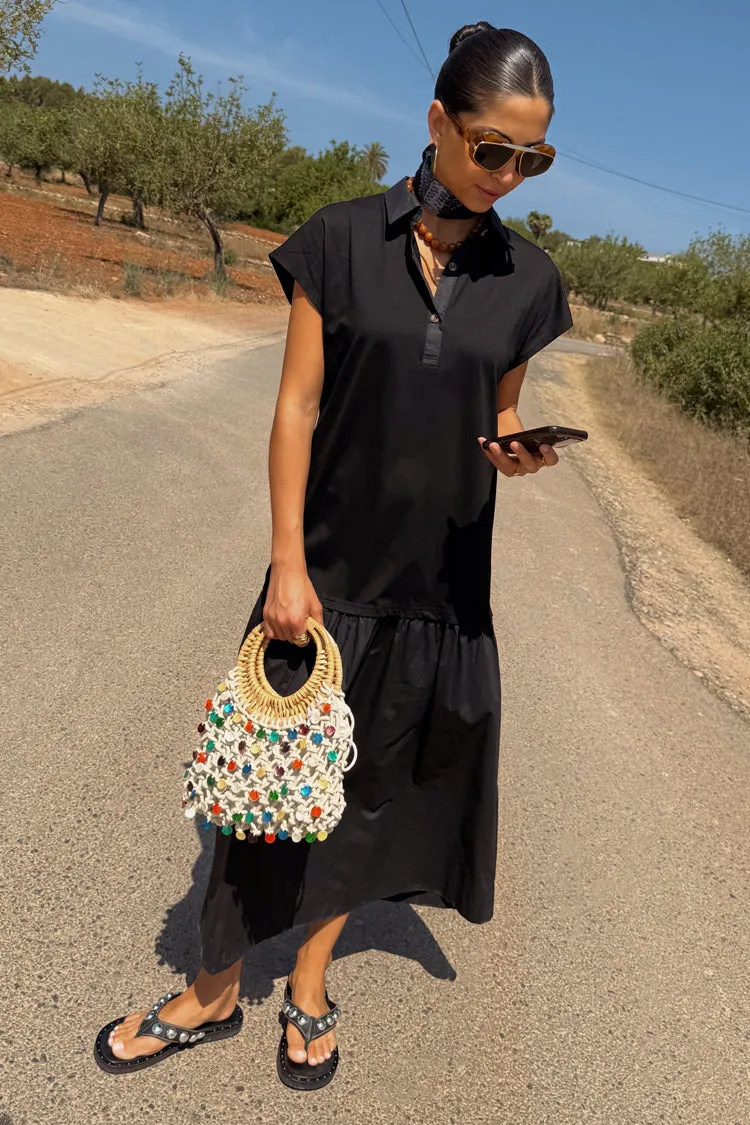 Black Darcy Dress Balanced Tones