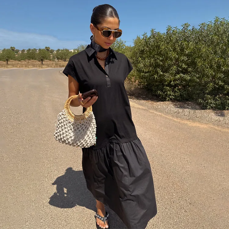 Black Darcy Dress Comfort Waist Fit