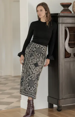 Josie Ankle Skirt Moisture Wicking Textile