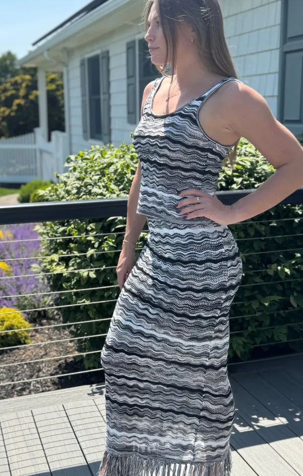 Soft Touch Tear Resistant Fringed Carmen Skirt