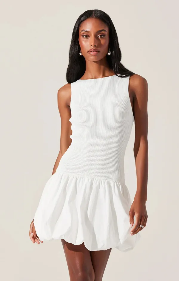 Nettie Sweater Dress Stylish day dress Reversible-Style