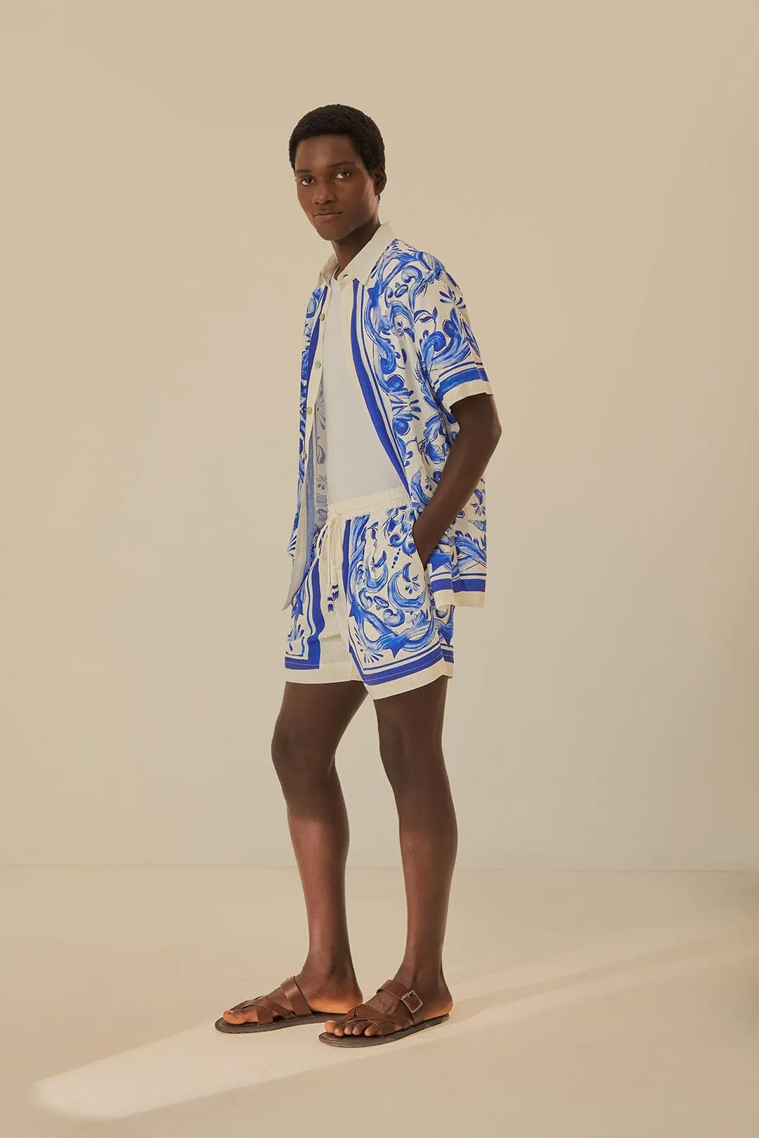 Garden Tiles Shorts soccer shorts OdorControlTech