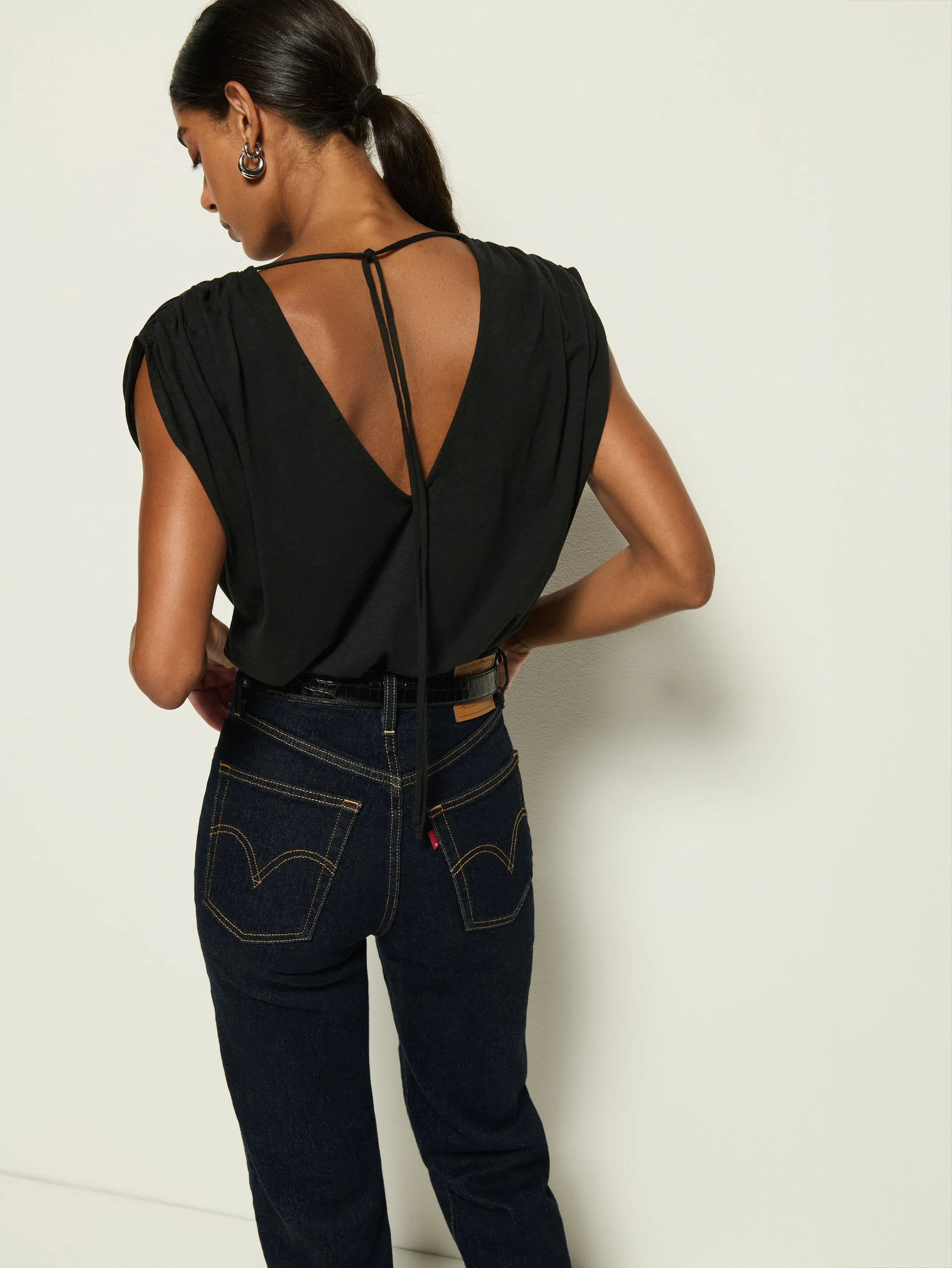 Geni Cowl Top Casual Wear budget-friendly