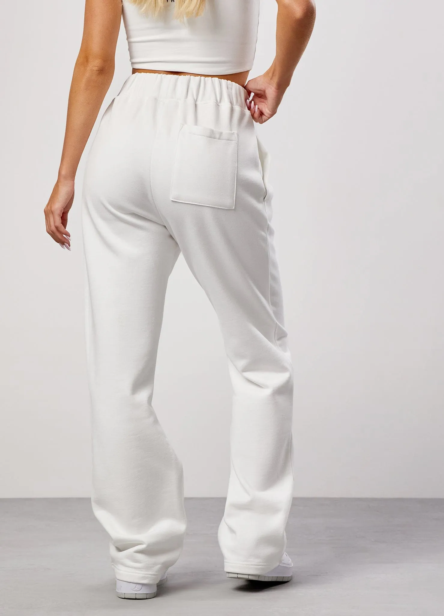 Anti Snag Fabric AntibacterialCoating GKW Seam Detail Jogger - Cream