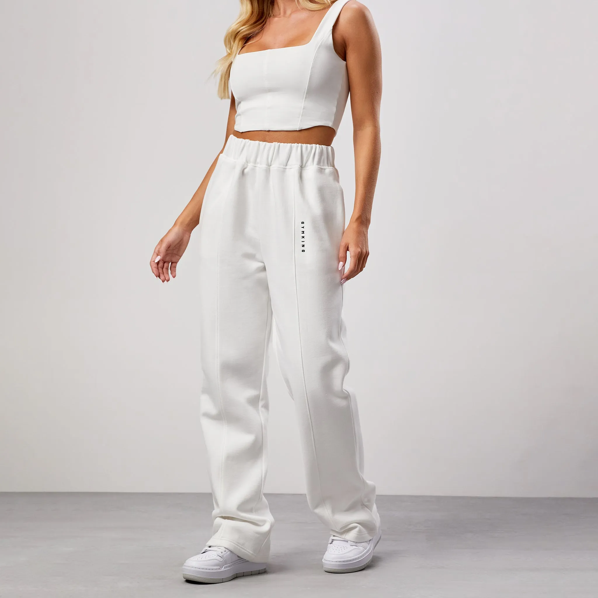 Easy Fit Design GKW Seam Detail Jogger - Cream