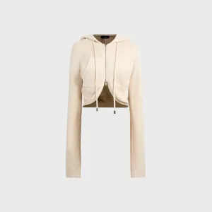 Versatile Jacket Weekend Casual R13 Wrap Around Hoodie - Natural