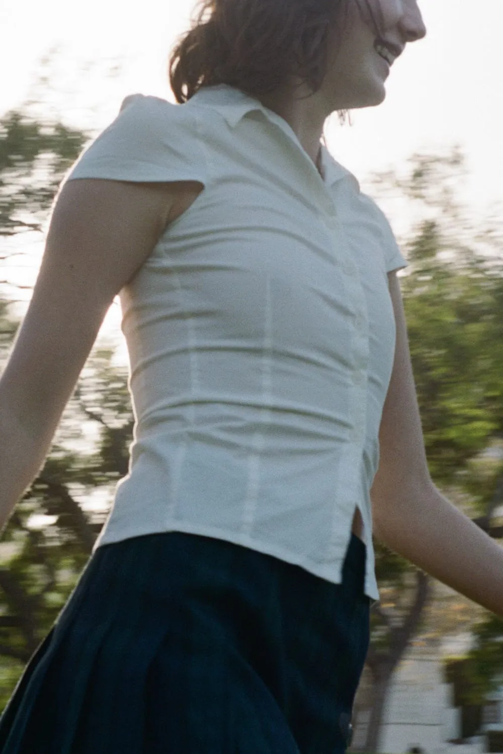 Slim Fit Wear Lightweight Weave Rue Top