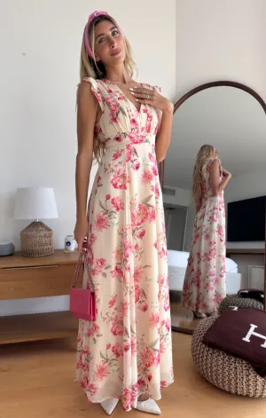 Boho Aesthetic Mellow Floral Maxi