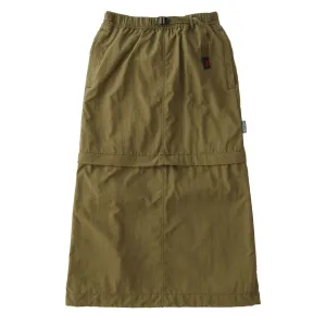 All Day Fit Gramicci Convertible Micro Ripstop Skirt Army Green