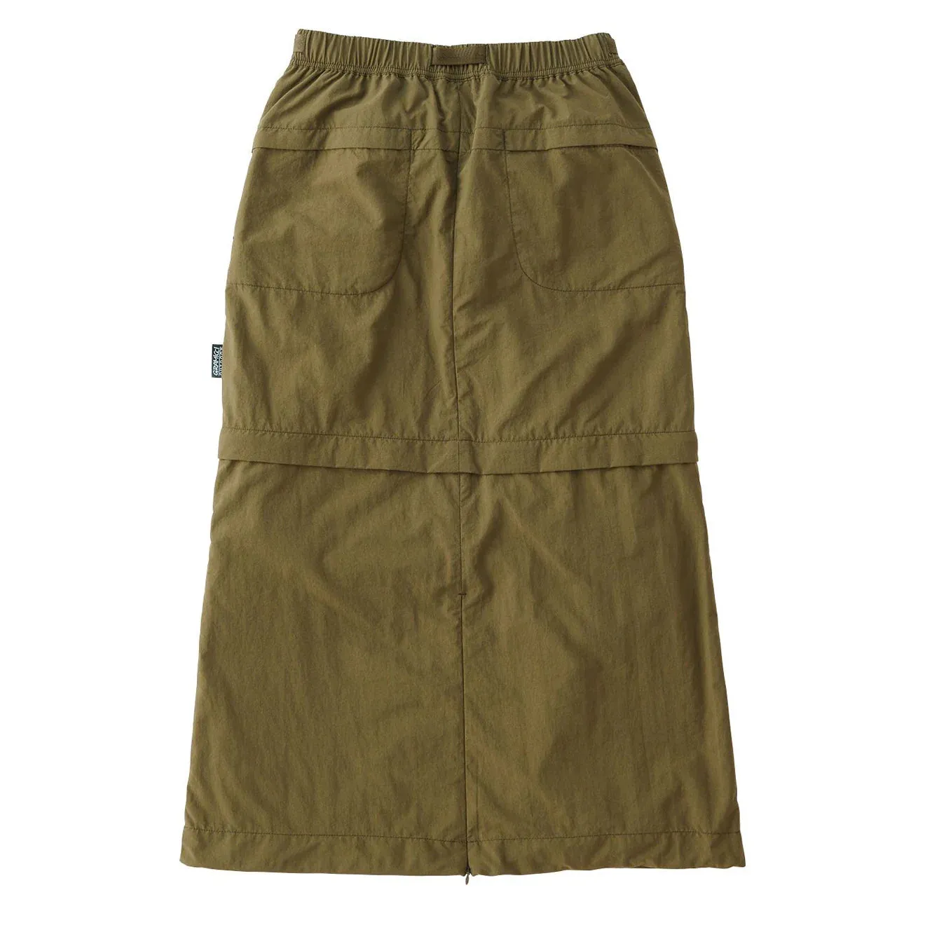personalized option Seasonal special Gramicci Convertible Micro Ripstop Skirt Army Green