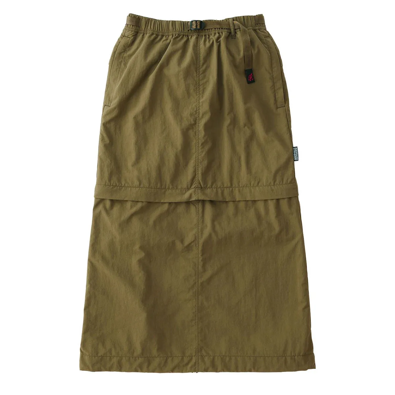Quiet Style Gramicci Convertible Micro Ripstop Skirt Army Green
