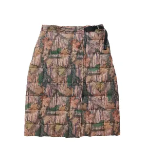 Gramicci Down Skirt Leaf-Camo Mid Length