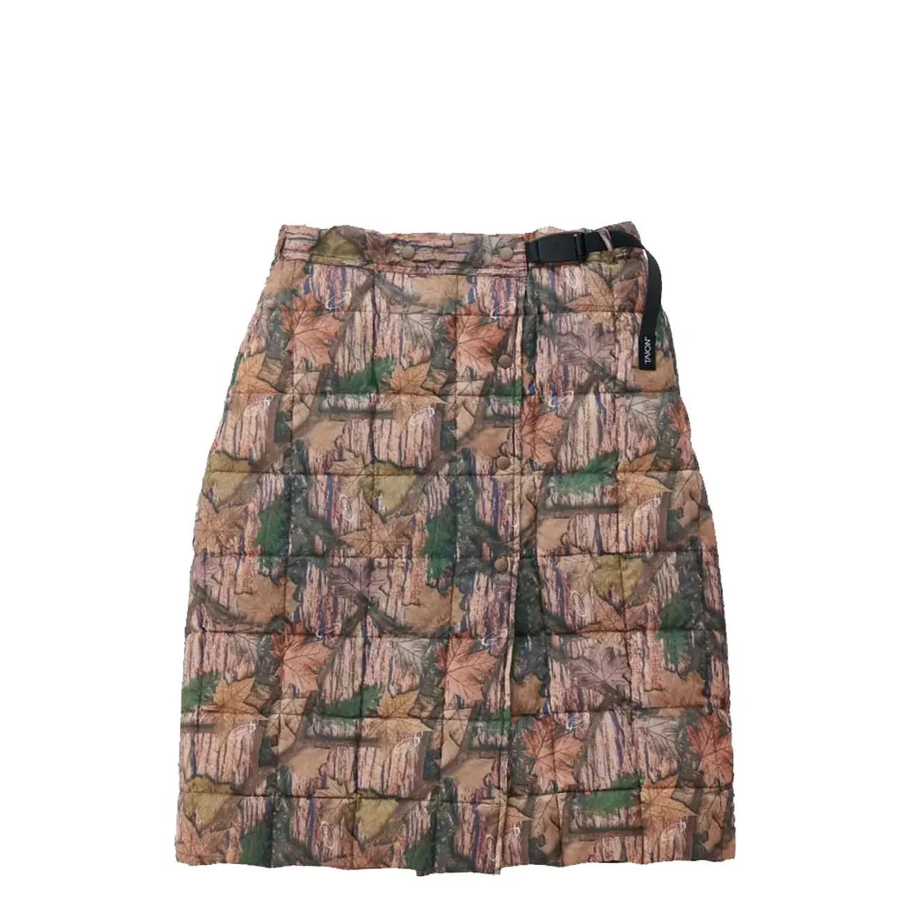 Gramicci Womens Down Skirt Leaf-Camo Vibe Shot