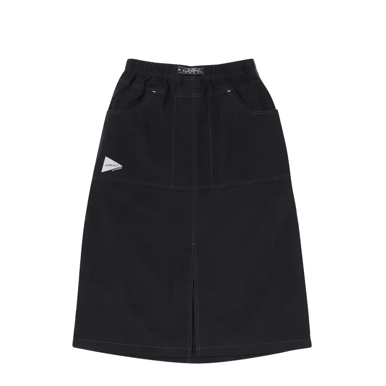 Neat Style Daily Mood Gramicci x And Wander Womens Nylon Double Knee Skirt Black