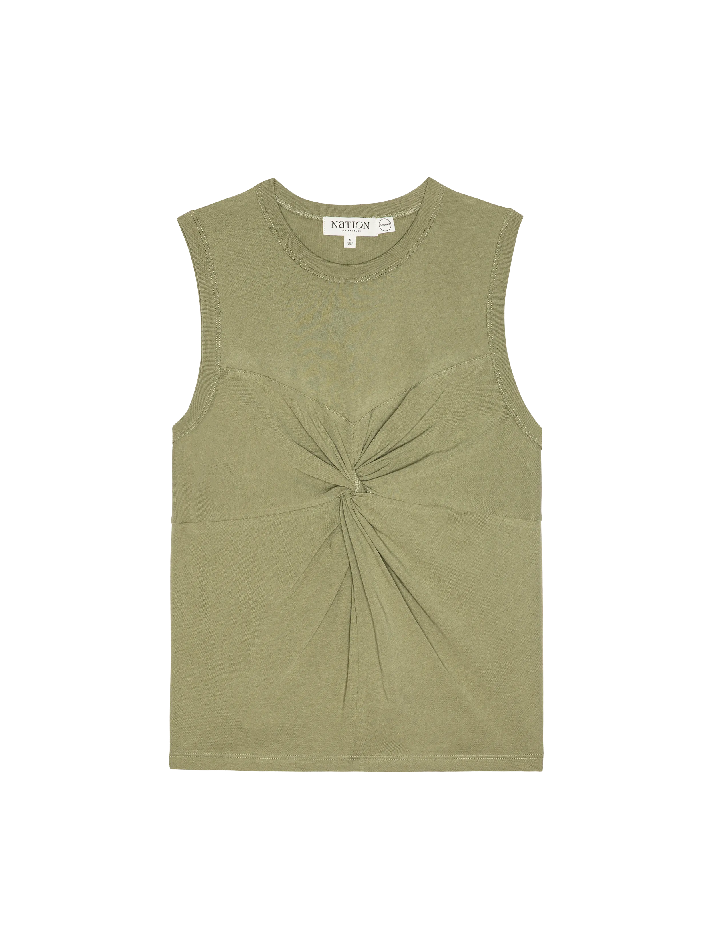 Neve Twist Tank MicroPiqueKnit