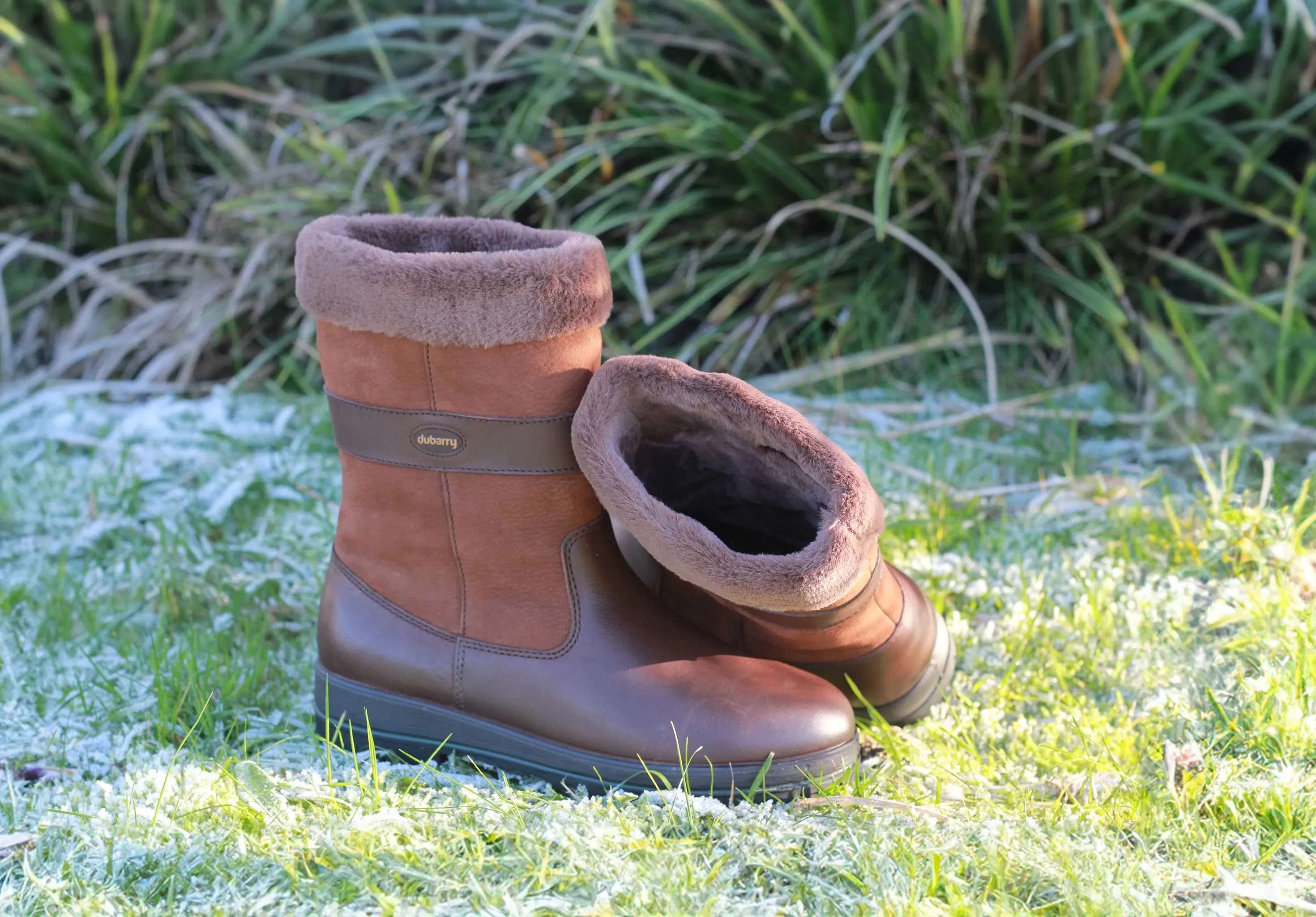 Flat Sole Foxrock Ladies' Insulated Country Boot - Walnut