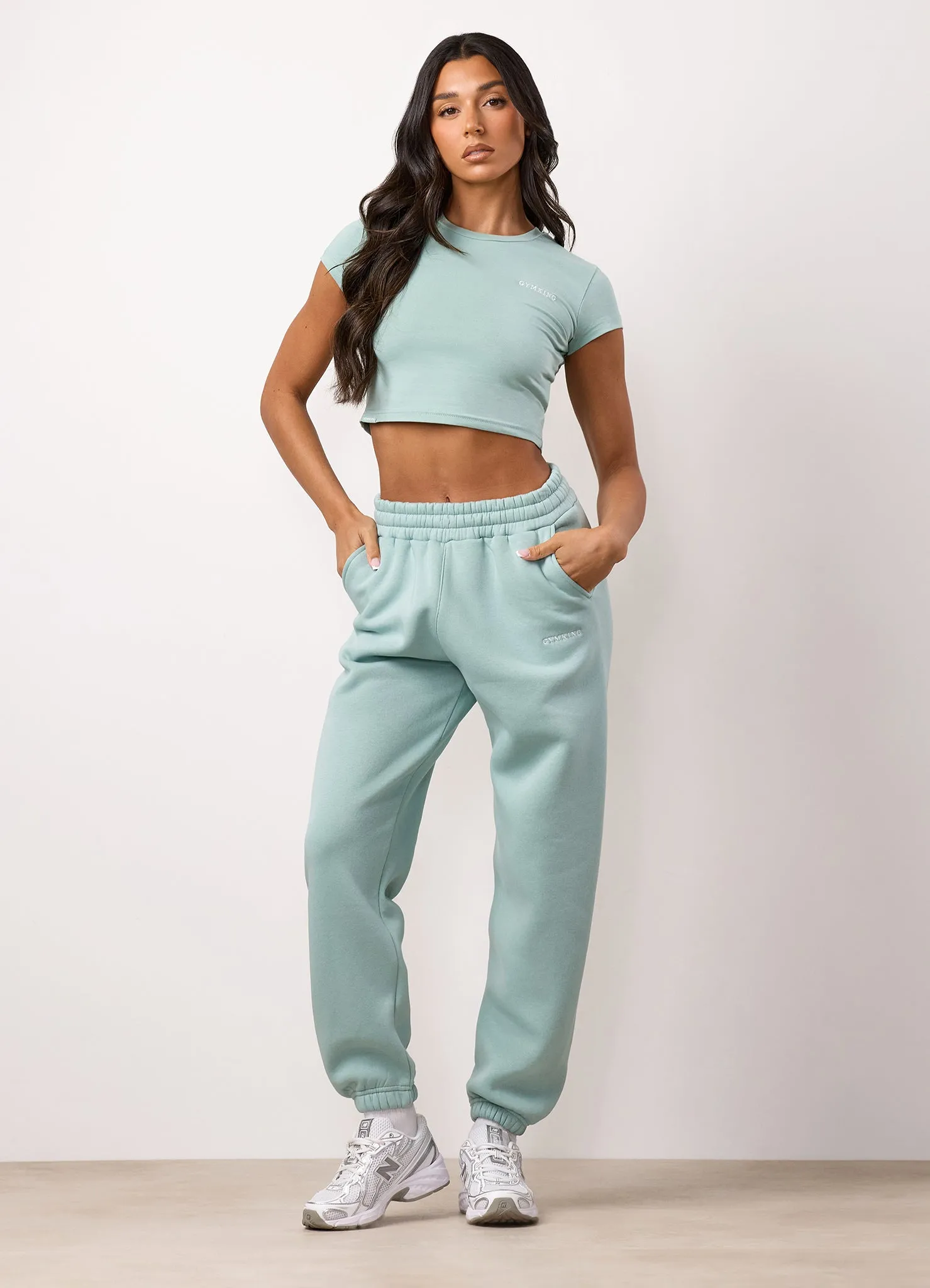 Gym King 365 Boyfriend Jogger - Green Mist Long Use