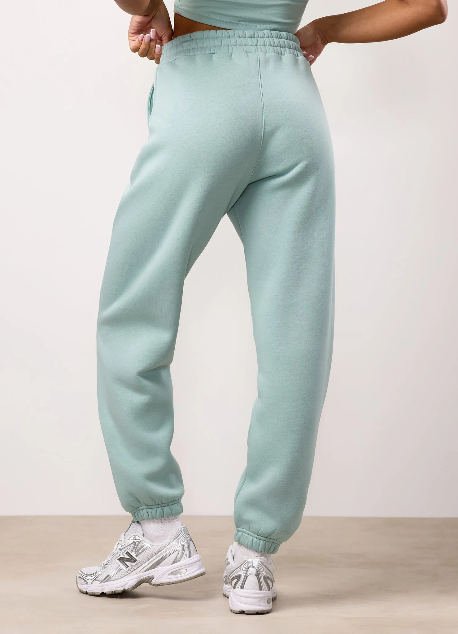 Gym King 365 Boyfriend Jogger - Green Mist Stretchable Fit Lounge-friendly