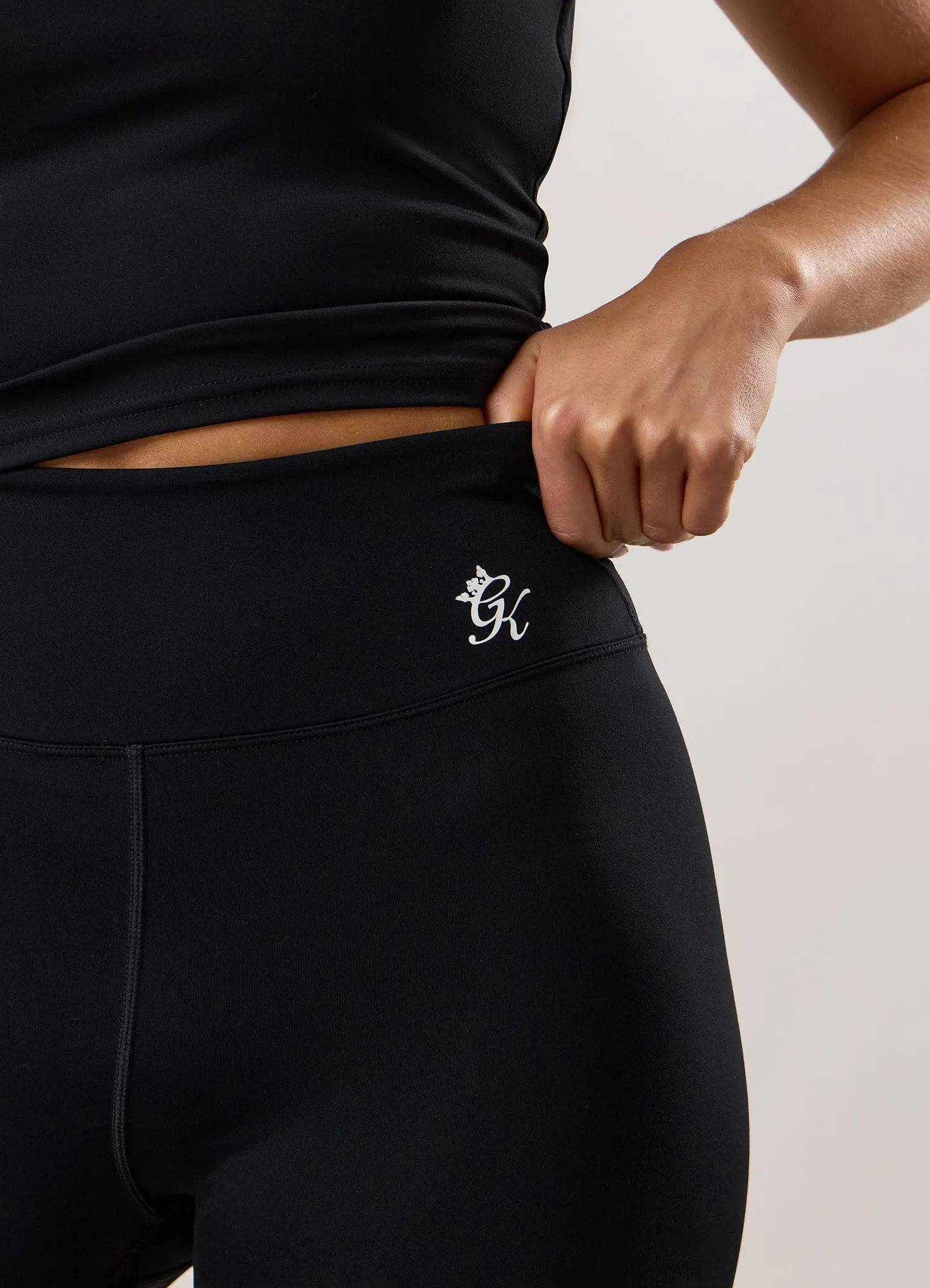 Flatlock Stitching Technique Gym King 365 Legging - Black