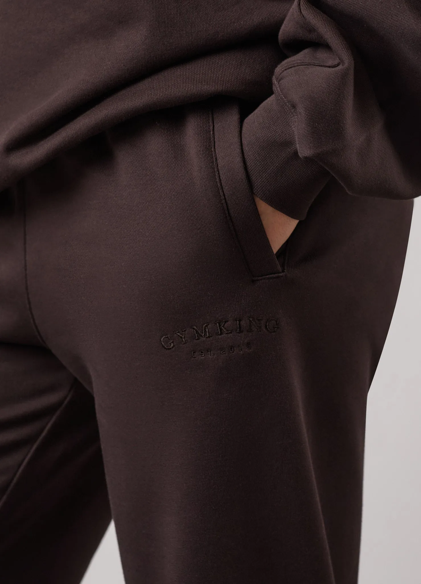 Sporty Vibe MoistureWickingFabric Gym King Compose Relaxed Fit Jogger - Cocoa